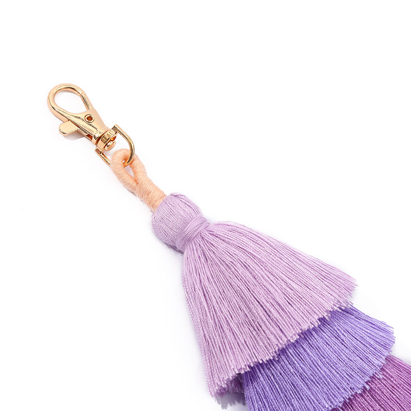 Polyester Tassel Gradient Color display picture 5
