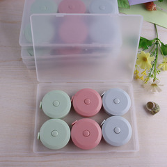 2-meter small tape measure for measuring height and waist circumference 1.5-meter portable mini tape measure soft tape measuring clothes ruler box