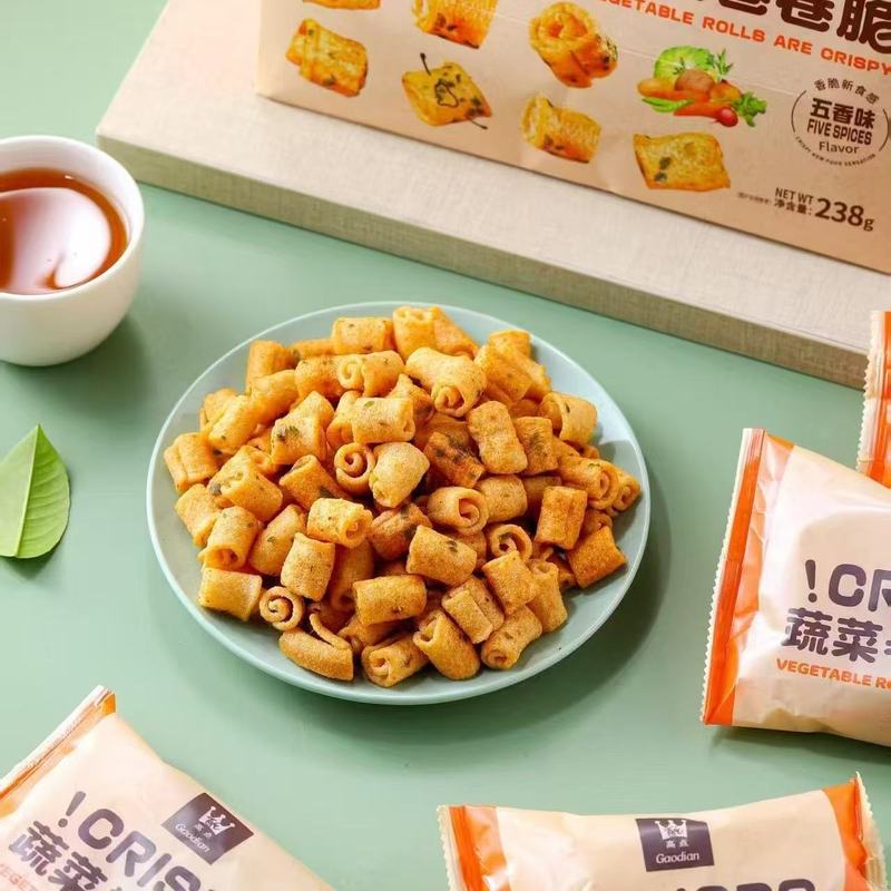高点蔬菜卷卷脆香辣味五香味独立包装网红膨化追剧解馋大包小零食|undefined
