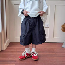 【清仓特卖】2025夏季新品韩版男童重工速干短裤儿童工装五分裤潮