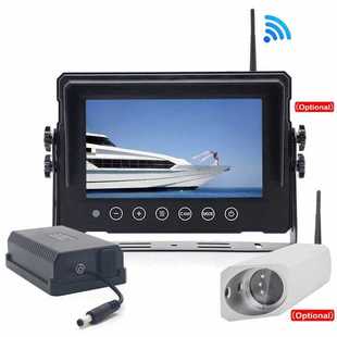 Forklift 7-inch AHD display Universal Camera digital wireless magnetic HD reversing camera monitor