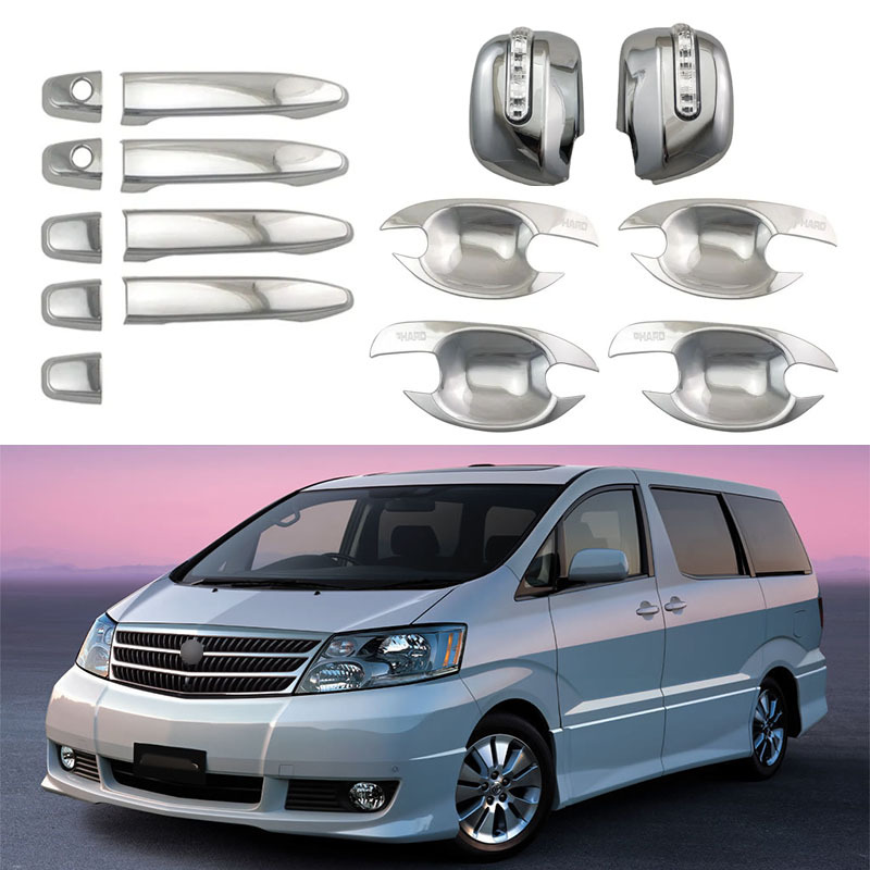 Suitable for 02-05 Toyota Alfa Toyota Alphard mirror door bowl handle exterior decoration