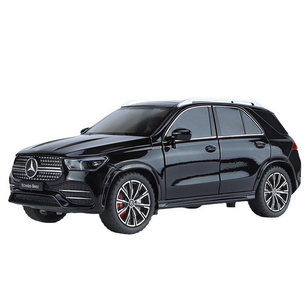 Weili aleación modelo de coche 1:24 Mercedes-Benz GLE350 vehículo todoterreno tira de sonido y luz juguete coche música modelo adornos