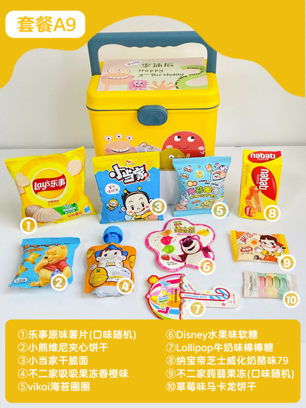 十岁周岁儿童生日派对伴手礼幼儿园宝宝满月百日实用礼盒回礼定.|undefined