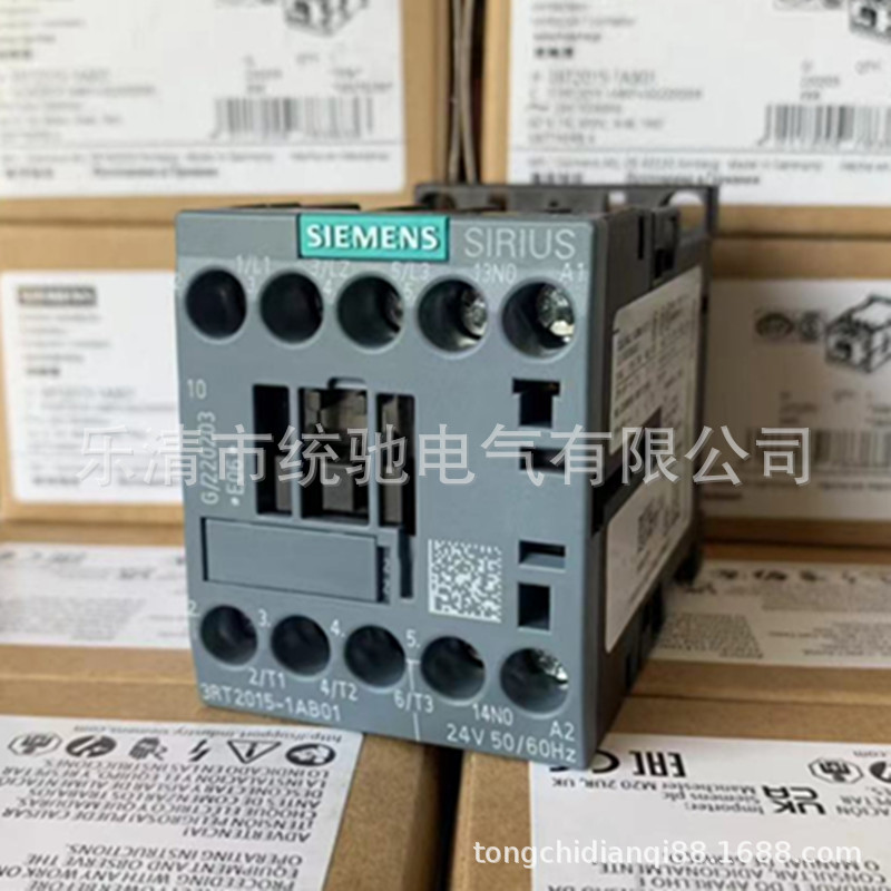 SIEMENS/西门子 接触器3RT2015-1AB01 3RT2 7A AC24V 50/60Hz 1NO