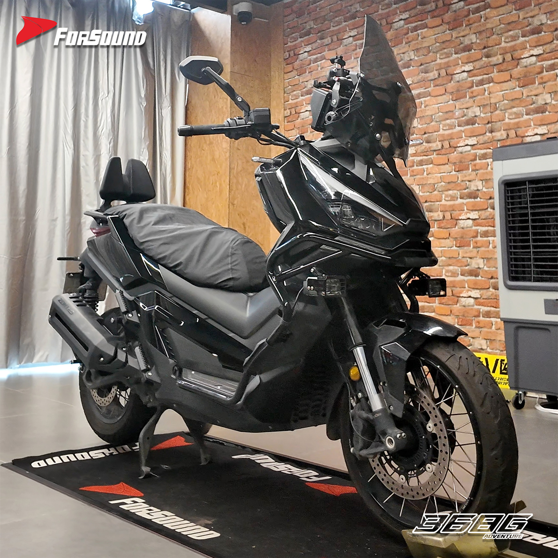 Suitable for the modified motorcycle model Shengshi 368G/E/K26, original factory appearance exhaust pipe tail section, direct connection without damage