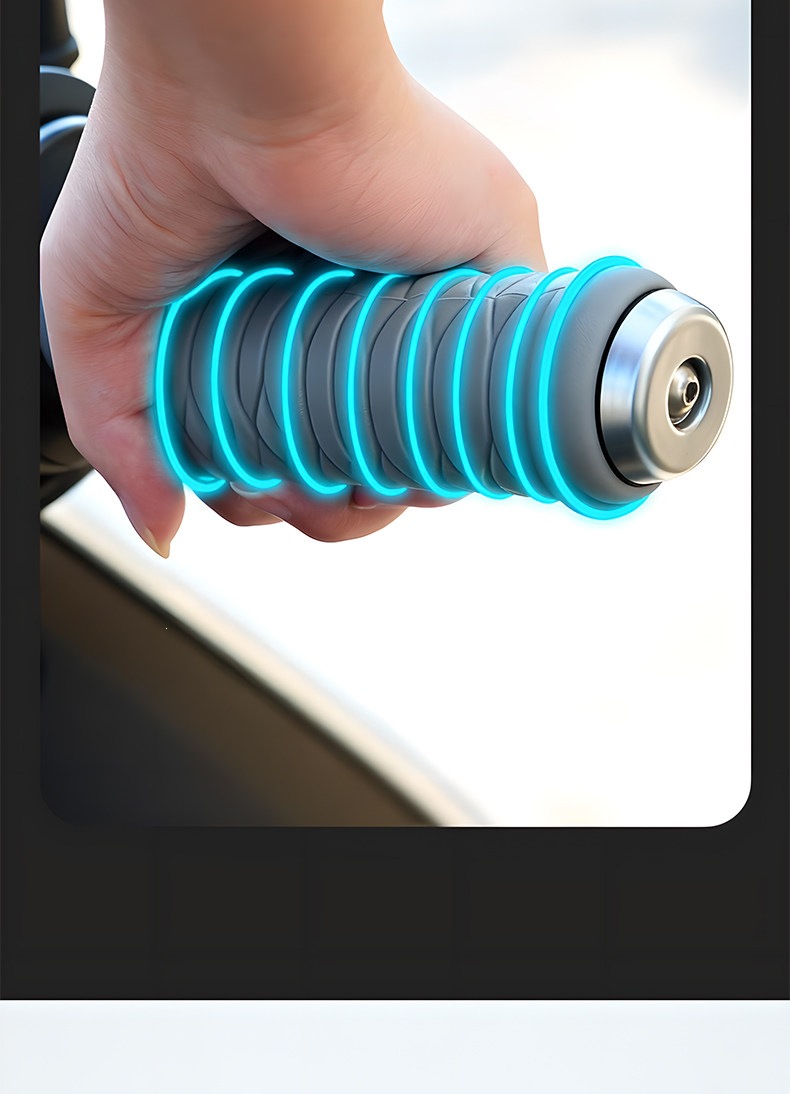 Suitable for electric vehicle and motorcycle handlebar covers, universal silicone handlebar covers, modified, thickened, anti-slip, shock-absorbing, Jihejiu