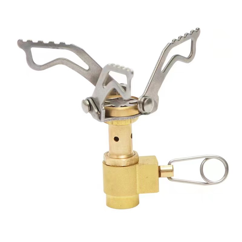 户外迷你炉头45g便携野营装备炉具炉头可折叠灶头野餐炉具炊具