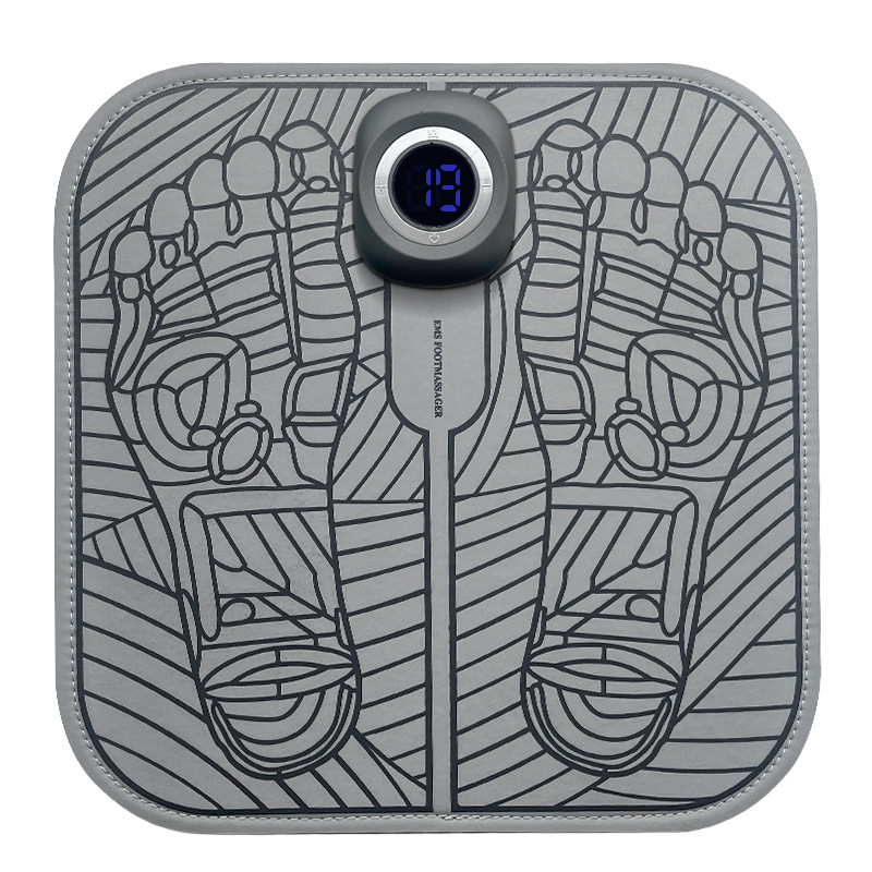 Masajeador de pies EMS con impulsos, almohadilla de fisioterapia, recargable USB