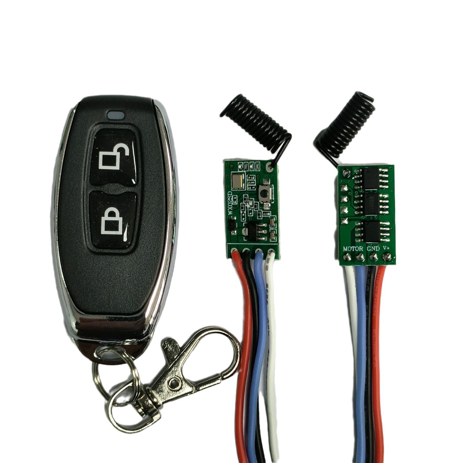 433M超小体积指纹锁遥控模块超低功耗（全自动）直流3V12V宽电压