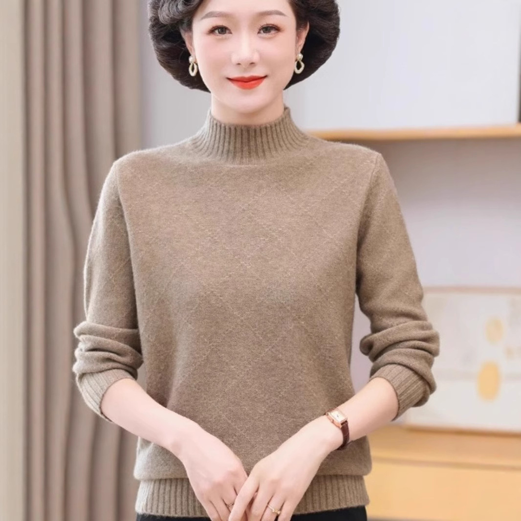Demi-season keep warm autumn knitted sweater