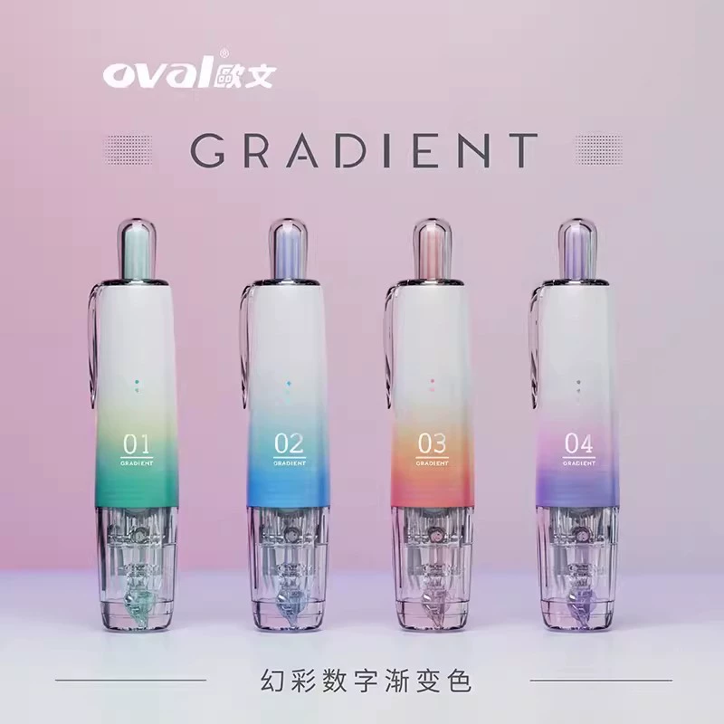 Тайвань Оуэн коррекционный ремень новый эмалевый градиент цвет макарон туман прозрачный тип ручки