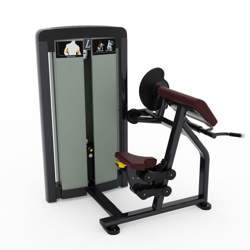 Fuente Factory Equipo de fuerza de brazo especial de gimnasio comercial profesional Dispositivo de entrenamiento de bíceps multifuncional