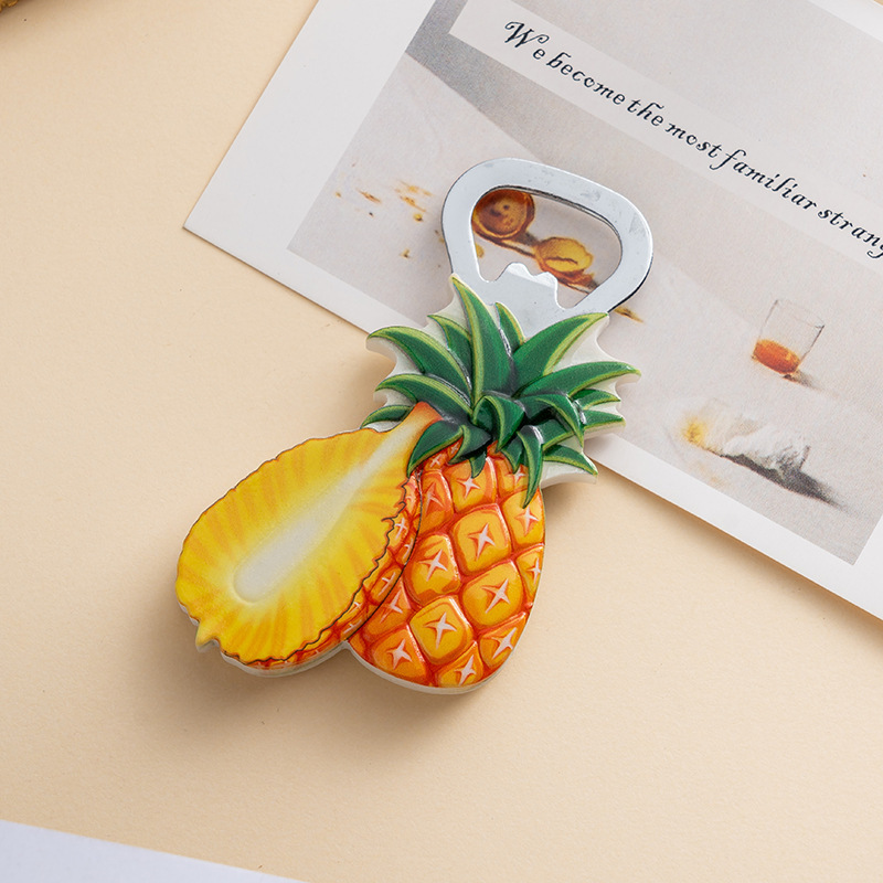 Pineapple: bottle opening device
