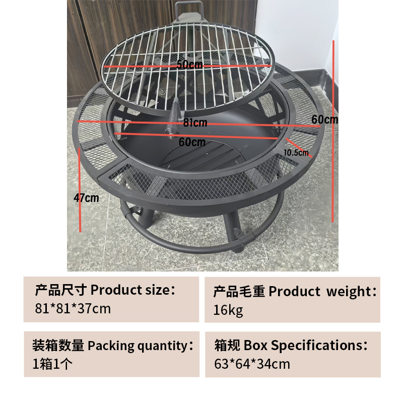 囲炉裏でお茶を煮るストーブ全セットオーブン屋外庭オーブン暖房テーブルバーベキューグリル屋外グリル