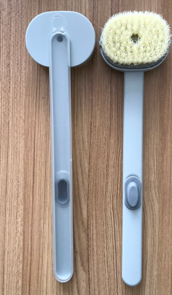 Limpiar el baño con mango largo, frotar la espalda, frotar el barro, no pedir ayuda, cepillo de baño, cepillo de baño de pelo suave, cepillo de baño de espalda, cepillo de baño de cuerpo