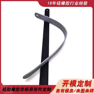 厂家开模定制硅胶手提袋带橡胶仿真皮长条带各类肩带背包硅橡胶带