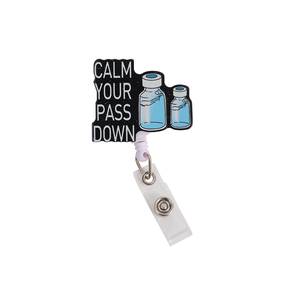 20g Weight Name Tag Buckle Stationery Type 1 Piece Quantity School Occasion Acrylic Material Cartoon Pattern Cute Style 1 Piece Cute Cartoon Arylic Name Tag Buckle 7