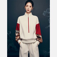 新中式女装国风套装2025新款时尚洋气感卫衣裤子两件套女
