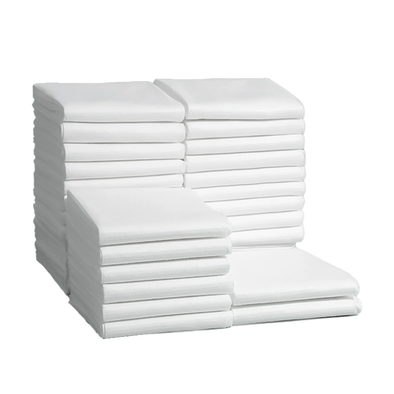Disposable bath towel for hairdressing salons for haircut, increased thickness, wholesale