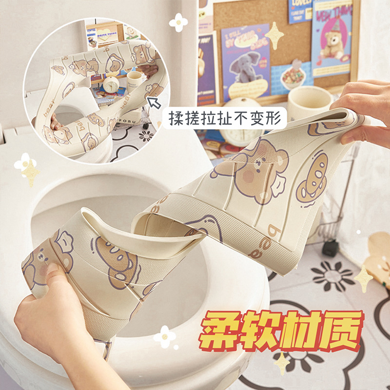 EVA impermeable cojín de asiento de inodoro cuatro estaciones universal hogar cubierta completa cubierta lavable cojín