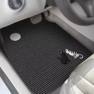 Simple diatomite car floor mats, non-slip, water-absorbent, wear-resistant, universal carpet-style, dirt-resistant, single-piece car mats, complete set of floor mats