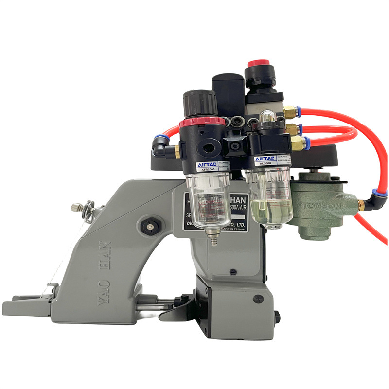 原装耀瀚牌N600A-AIR气动防爆手提缝包机 化工厂封口袋缝纫机品质