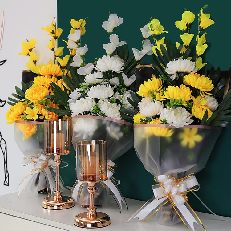 Jiaque Qingming Festival simulated flowers chrysanthemum bouquet…