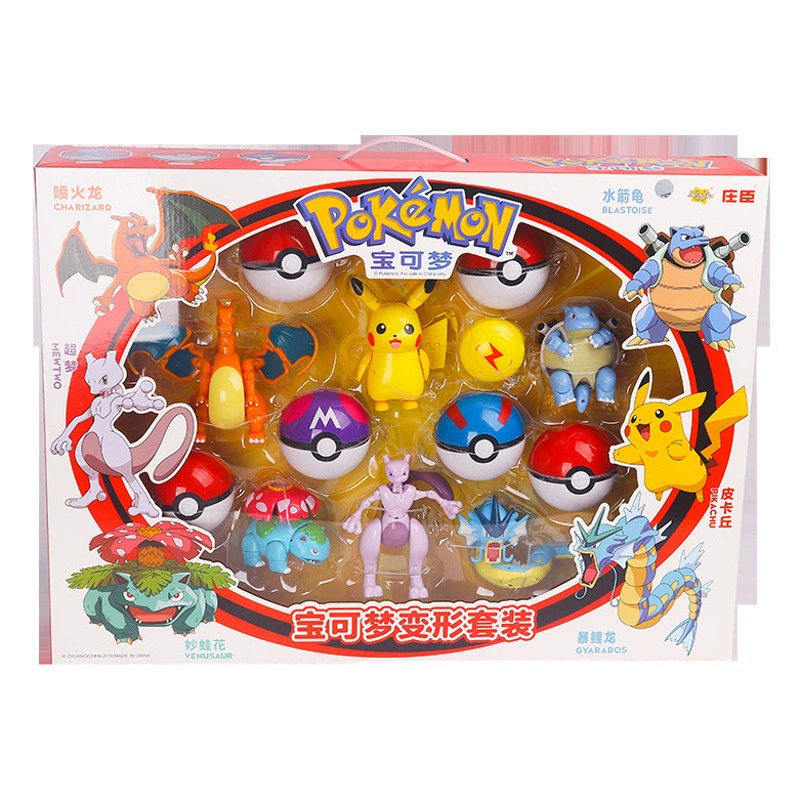 Покемон Пикачу Супер Мечта Ибукада Утка Покемон Эльф Мяч Детская Игрушка Деформации Мальчика