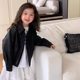 Spring and Autumn 2024 New Children's Leather Jacket Retro Motorcycle Short Jacket Handsome Korean Style Puleather Jacket for Boys and Girls