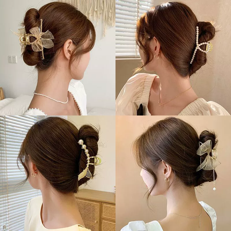 Металлическая большая акула с кисточками, аксессуар для волос, Hairgrip, крабовая заколка, заколки, интернет-знаменитость, стиль высокого качества, оптовая