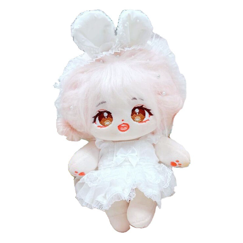 Кукла 10cm15cm20cm хлопковая кукла Морская звезда тело нормальное тело белый невидимые крылья подтяжка юбка свадебное платье