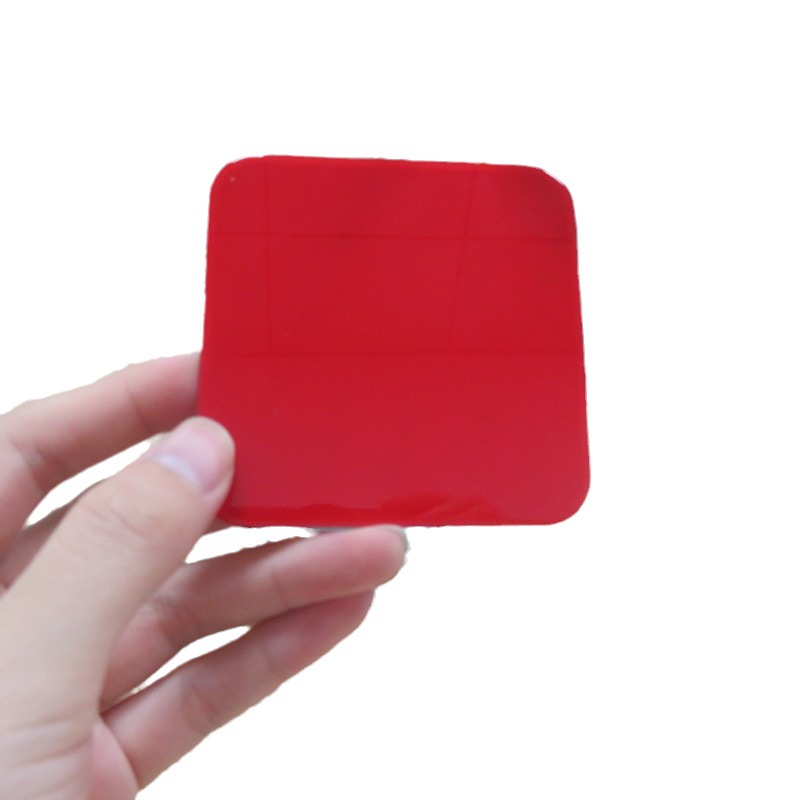 2D无线充钢化玻璃镜片 背面贴带耳朵胶 正面贴带耳朵膜玻璃面板