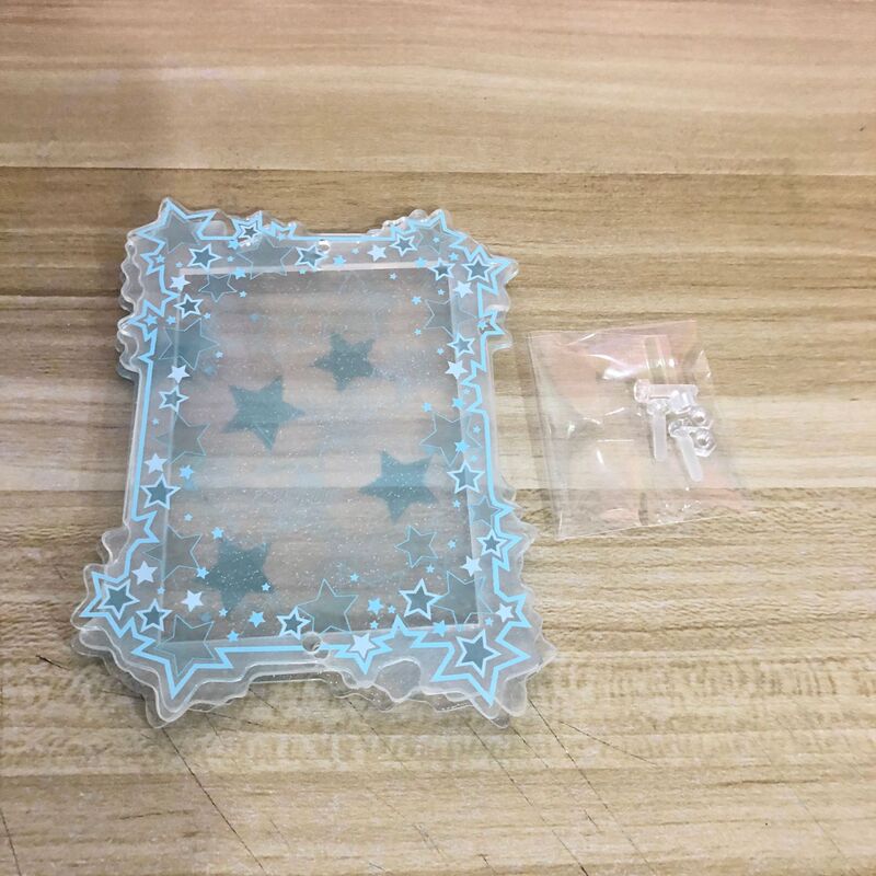 スターファインフラッシュカードホルダーアクリル 3inch 小さなカード谷美スターチェイスポラロイド写真収納ディスプレイカードフレーム装飾品|undefined