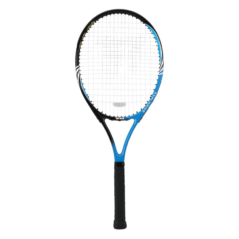 Wys Carbon One-Piece Tennis Racket College Male and Female Complete Beginner Single Player with String Rebound Tennis Trainer W