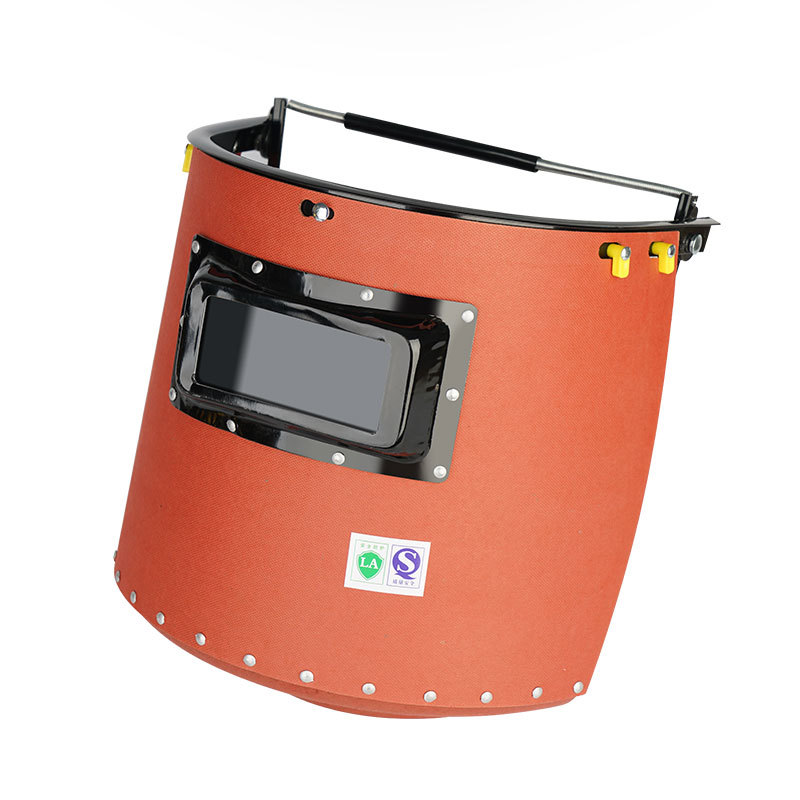 máscara de soldadura especial para soldador de máscara de soldadura de soldadura de arco de argón tipo casco de seguridad de papel de acero anti-asqueado image 7