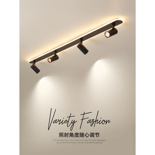 Minimalist Track Light Spotlight led ceiling lamp Home Nordic Style Light Black Living Room Light Small Spotlight