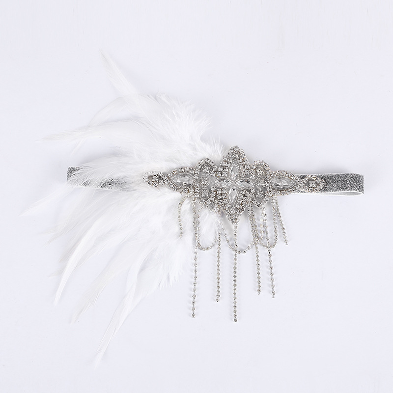 retro headband with tassels