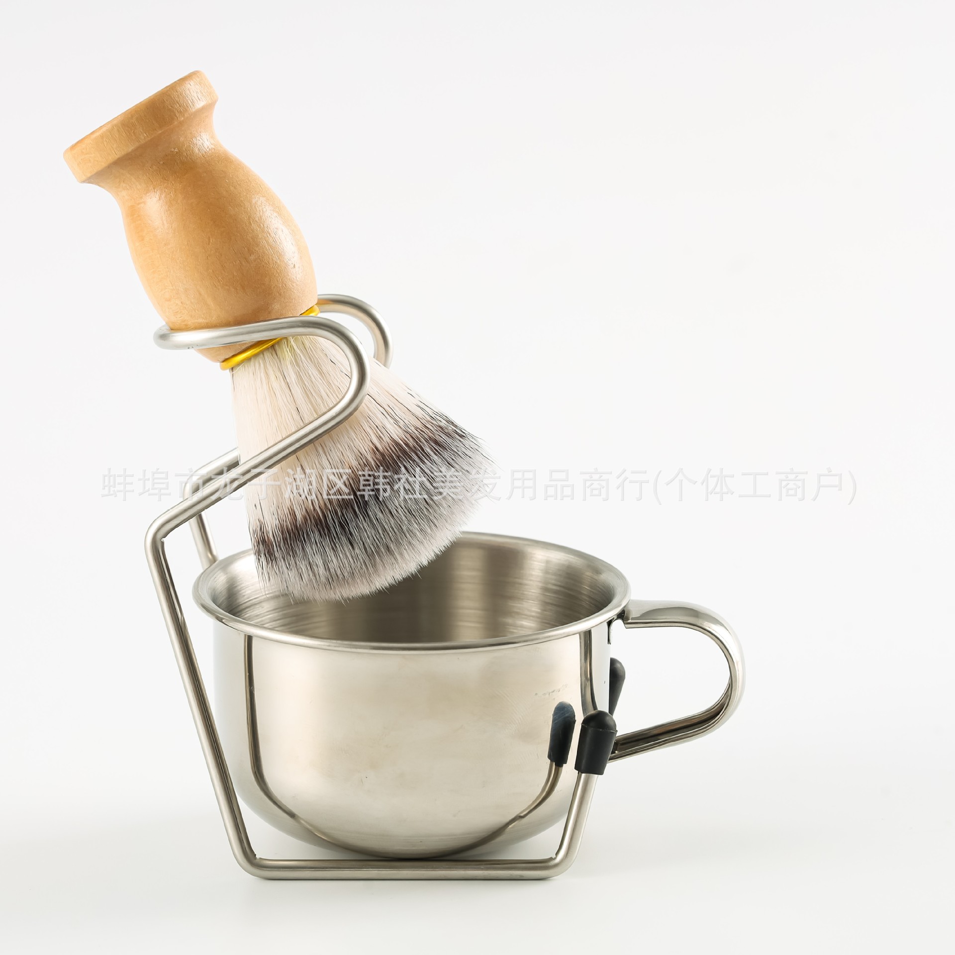 Cepillo de afeitar para hombres de pelo suave cepillo de barba soporte de madera sólida cepillo de afeitar peluquería herramientas de acabado de belleza