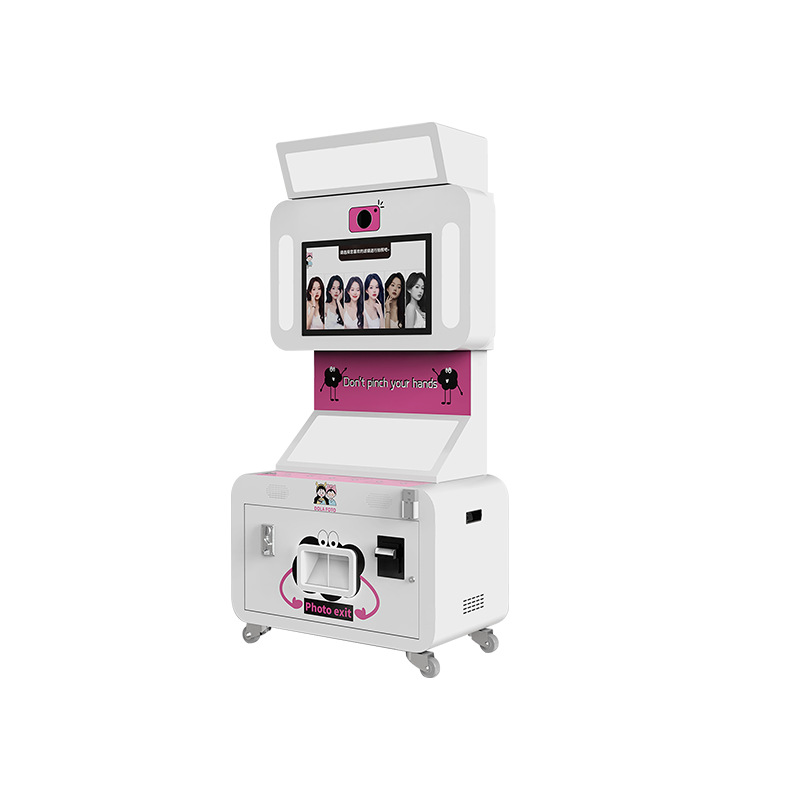 Korean photo sticker—SLR camera version with full screen lift