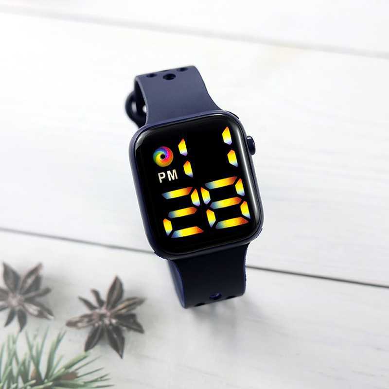 Sports Watch Y1 Rainbow Led Student Digital Watch Button Simple Sports Trendy Watch Promotion Manufacturers Wholesale
