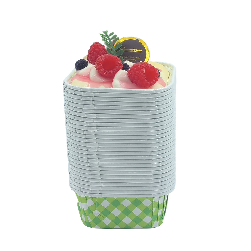 Simple Style Lattice Coated Paper Bakeware Cake Stand display picture 8