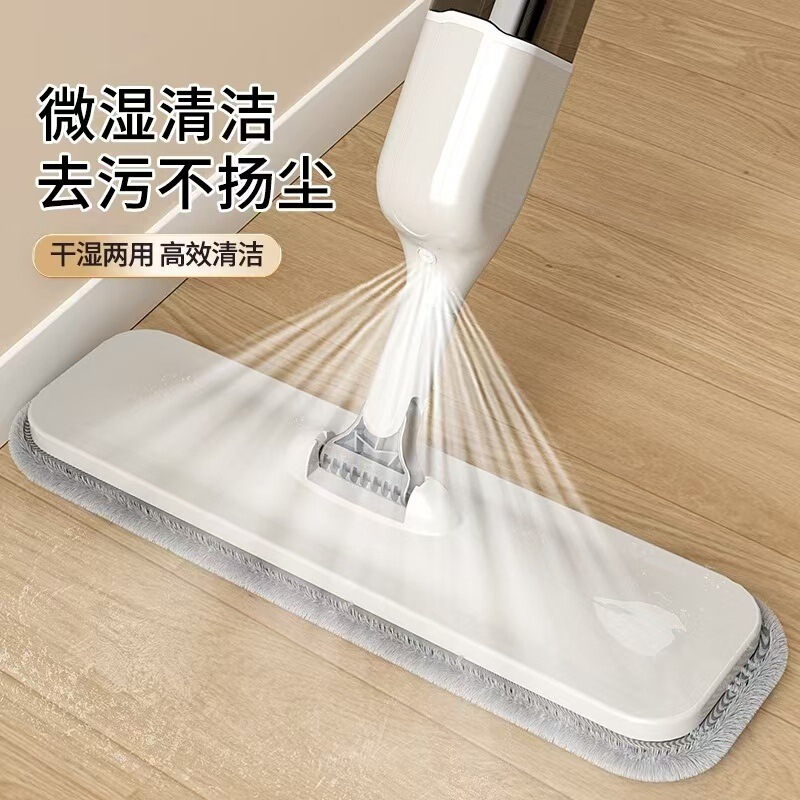 Wholesale direct spray water spray mop flat household wood floor rotating lazy hands-free mop God mop