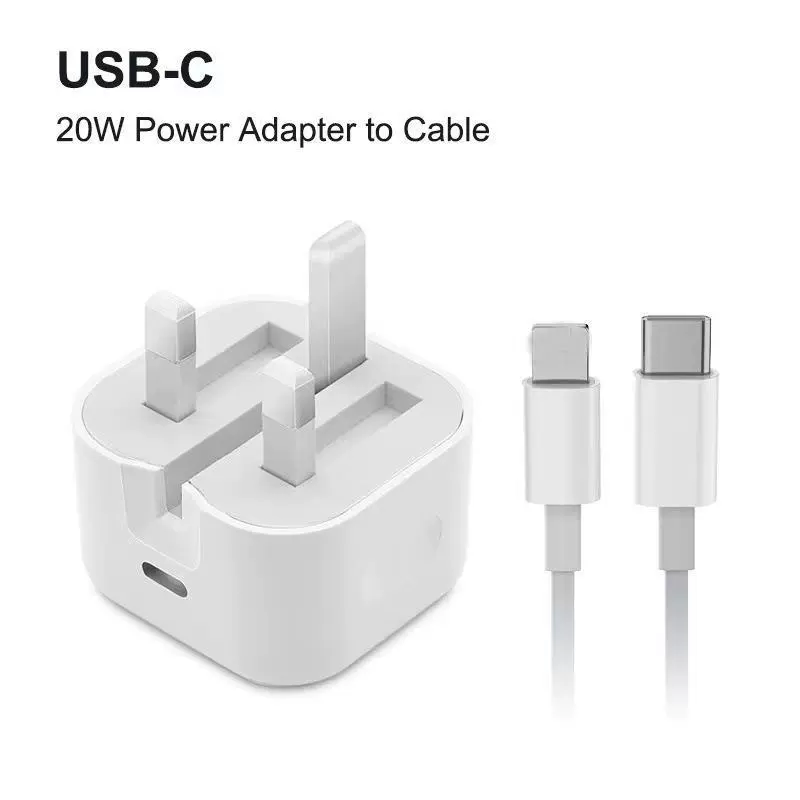 20W - адаптер быстрой зарядки English PD совместим с Apple iPhone14 Pro 13 планшет вер. Гонгконг складная головка зарядки