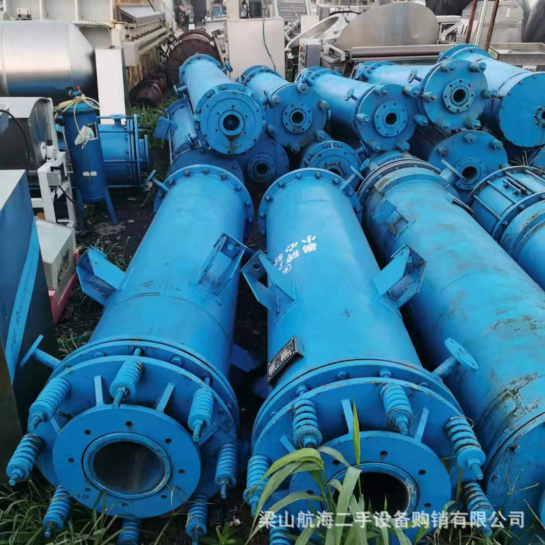 冷凝器 二手钛材列管式石墨聚丙烯喷淋式不锈钢蒸发器冷凝器