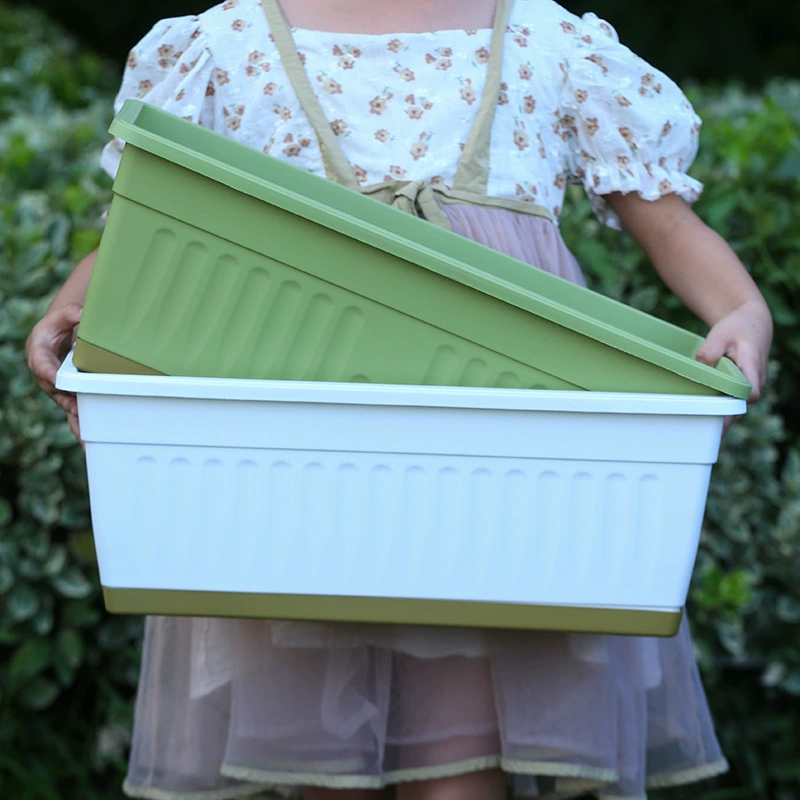 Кашпо для рассады клубники, семейный балконный горшок для выращивания овощей, прямоугольный пластиковый горшок для выращивания овощей, горшок для выращивания чеснока