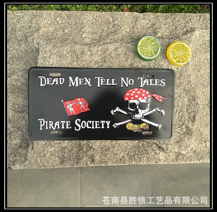 外贸定制美规车牌马口铁写字板金属外贸各规格铝牌马口铁写字板