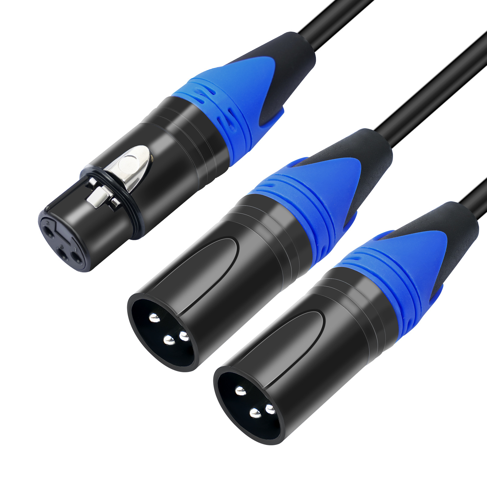 Cross-border Supply Spot 0.5 Meters Metal Shell Silver-plated Xlr...