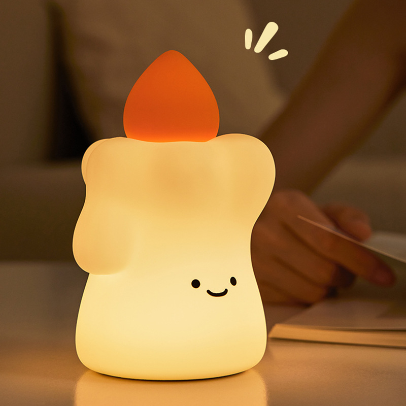 Lámpara Nocturna de Silicona con Diseño de Nube, Popular en el Extranjero, Recargable, Lámpara de Mesa Creativa, Luz de Ambiente Y