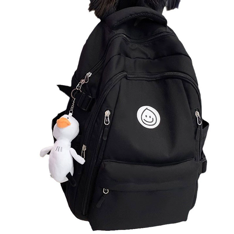 Capacious backpack for traveling, for secondary school, for students